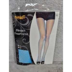 Spirit Halloween Light Blue Fishnet Pantyhose Costume Accessory S/M